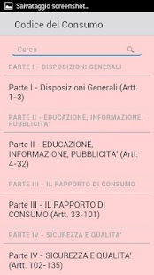 Codice del Consumo Screenshots 1