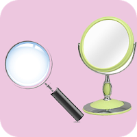 Handy Mirror, Magnifier,Mirror