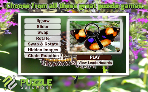 Free Butterfly Puzzle Games Screenshots 4
