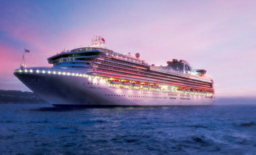 Sapphire-Princess-at-dusk - Sapphire Princess is always buzzing with fun at dusk, from live performances to Movies Under the Stars to upbeat dance clubs and glitzy casinos.