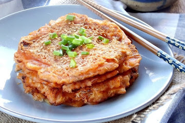 Vegan Kimchi Pancakes
