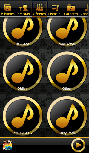 【免費個人化App】SKIN FOR PLAYERPRO GOLD ELEG-APP點子