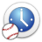 Baseball’s Neverending Clock logo