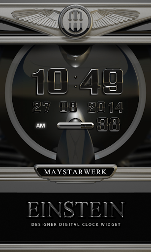 Digi Clock Widget Einstein