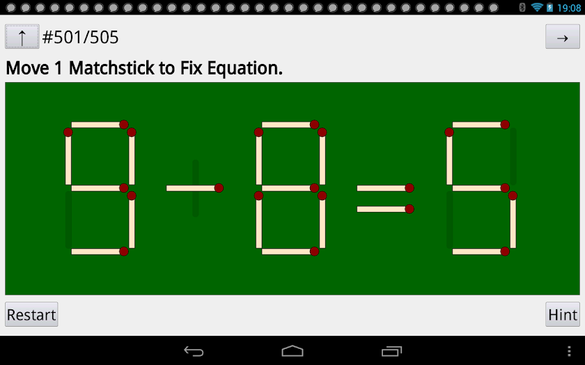 matchstick puzzle MatchCalcPro Screen 3