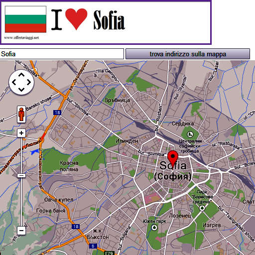 Sofia map