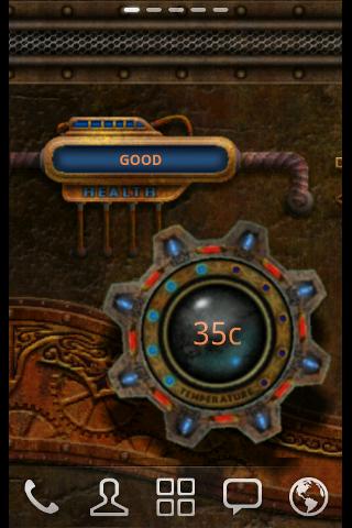 Steampunk Time Live Wallpaper Screen 3