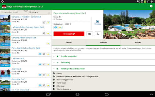 ACSI Campsites Europe Screenshots 4
