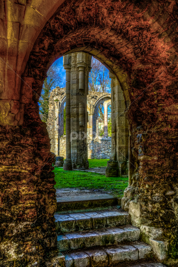 Abbey Ruins Doorway by G. Stetson - Buildings & Architecture Decaying & Abandoned ( abbey, ruins, doorway )