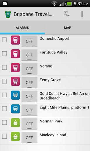 Brisbane Travel Alarm