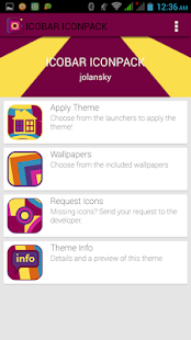 Lastest ICOBAR  ICONPACK APK for Android