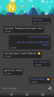 Free Download EvolveSMS Theme - gNow Cards APK for Android