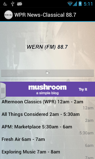 88.7 WPR News Classical-WERN