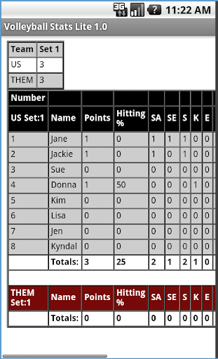 【免費運動App】Volleyball Stats Lite-APP點子