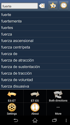 Spanish Estonian dictionary