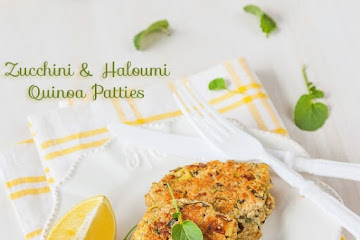 Zucchini and Haloumi Quinoa Patties