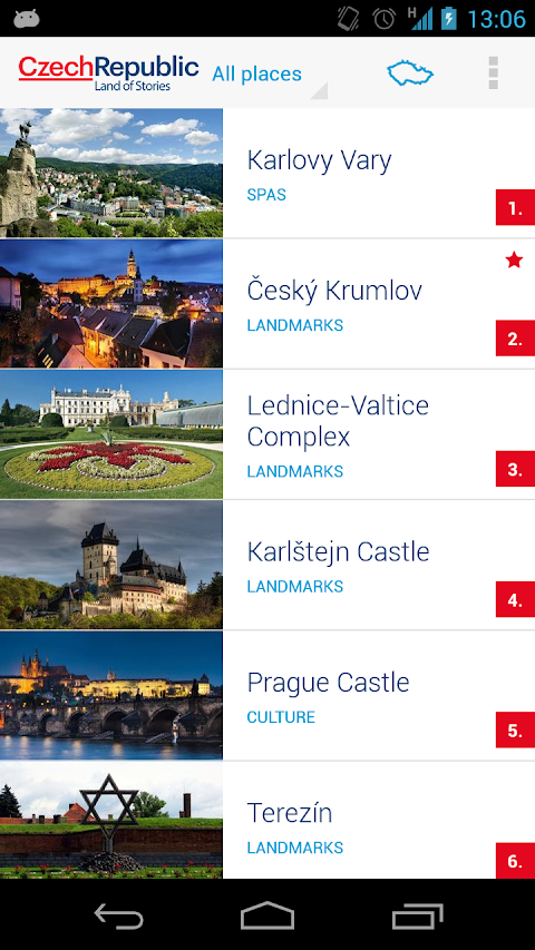 TOP100 Czech Republic's sightsのおすすめ画像1