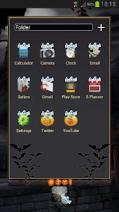 download Next Launcher Halloween Theme free