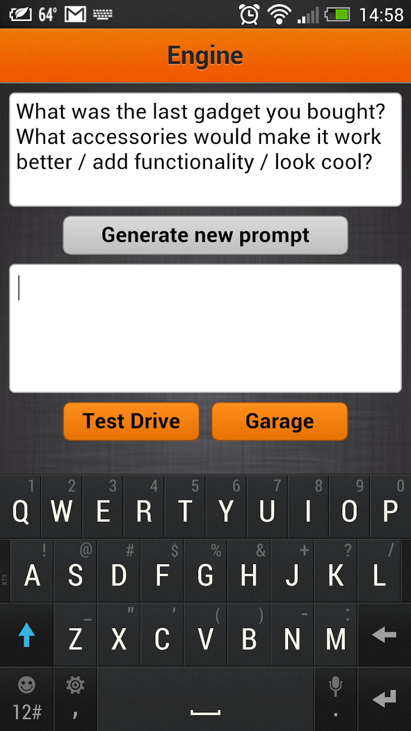 Idea Valet Screen 3
