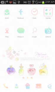 Free Download perfume go launcher theme APK for PC