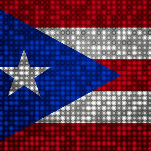 Puerto Rico Flag LED Light LOGO-APP點子