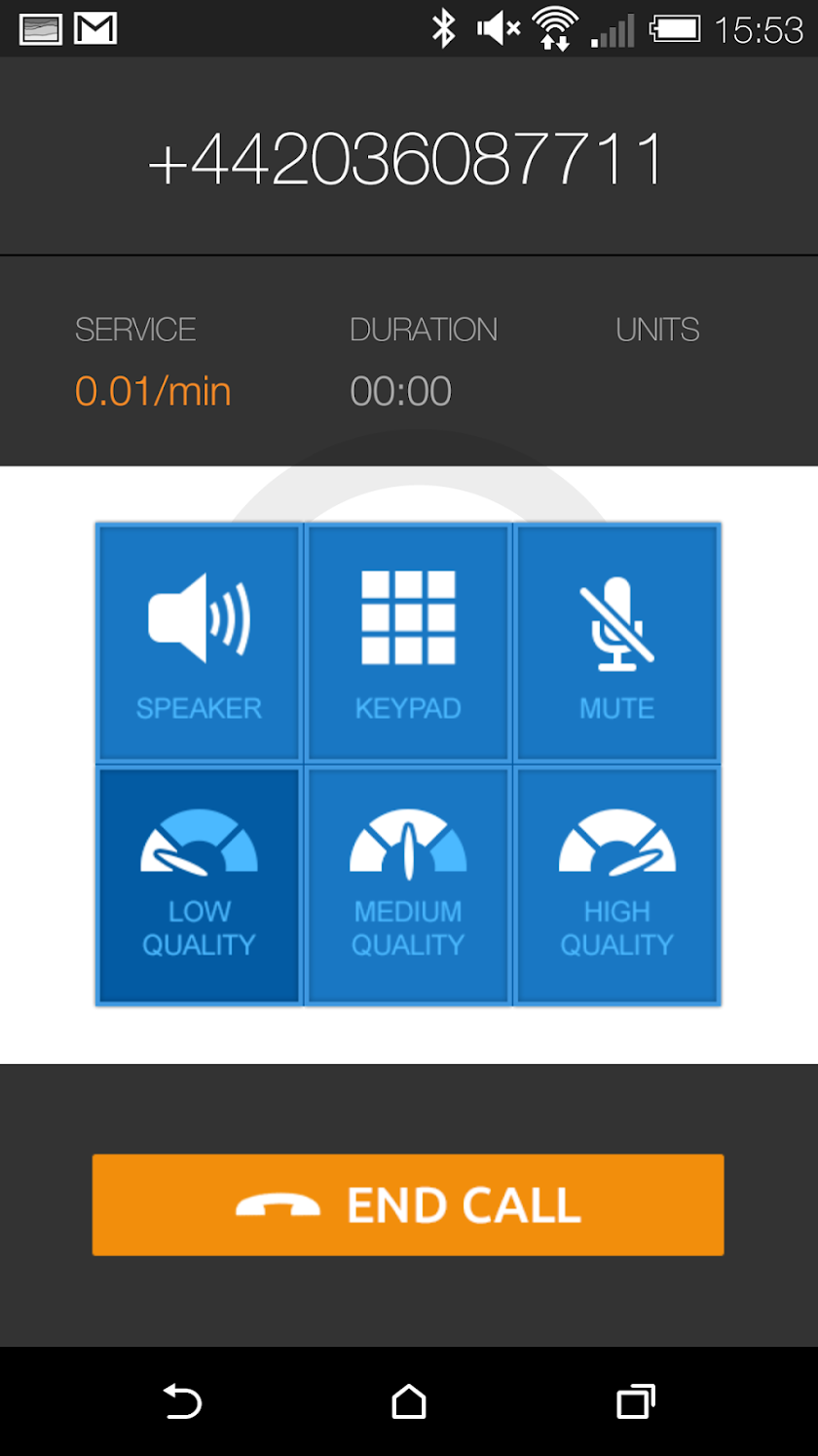 Free International Calls Screen 3