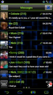How to mod GO SMS Royal Kiwi Glass Theme 1.3 mod apk for bluestacks