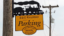 B & O Railroad Parking Sign