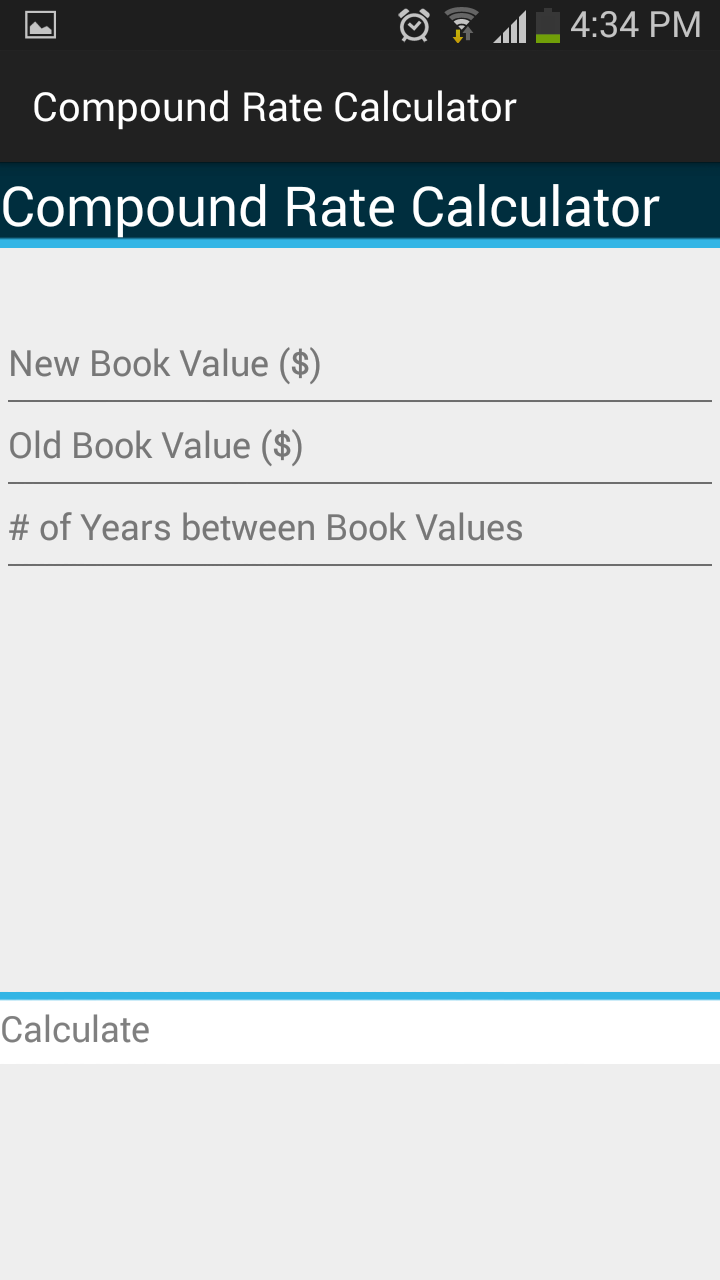 Intrinsic Value Calculator Screen 3