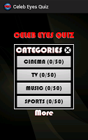 Celeb Eyes Quiz (Ads) APK Ekran Görüntüsü Küçük Resim #2