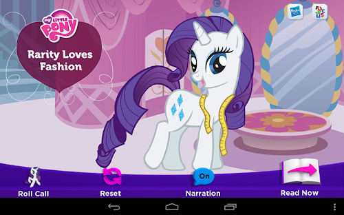 Android application My Little Pony: Rarity Fashion screenshort