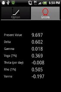 Option Pricer Screenshots 1