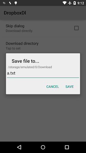 Downloader for Dropbox