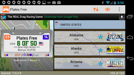 Plates Free Family Travel Game poster 3