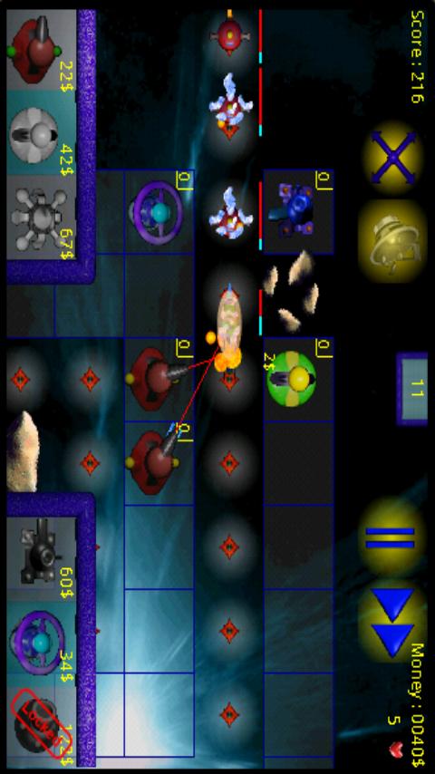 Android application Space Defense 2 screenshort