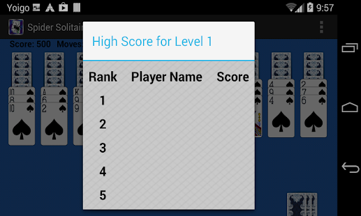 【免費紙牌App】Spider Solitaire-APP點子
