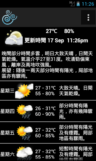 香港天气