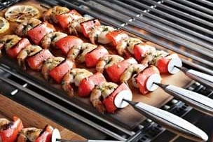 Shrimp and Bell Pepper Kabobs