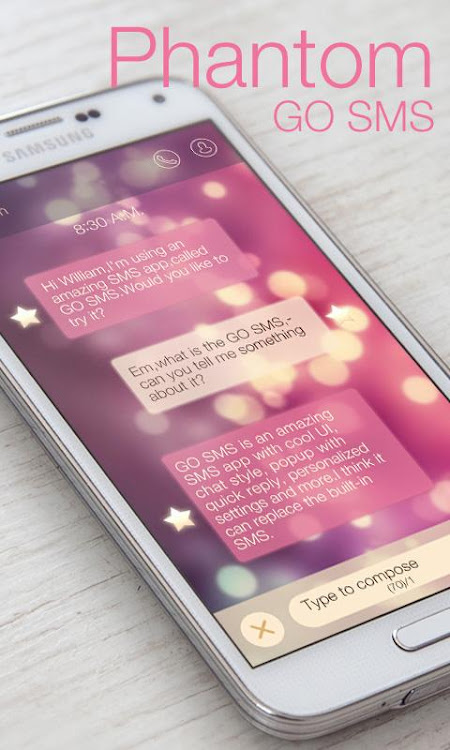 GO SMS PHANTOM THEME - 1.0 - (Android)