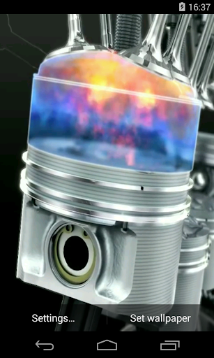 Engine 3D Video Live Wallpaper