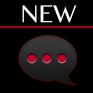 GO SMS Black Red Theme 1.0 Icon
