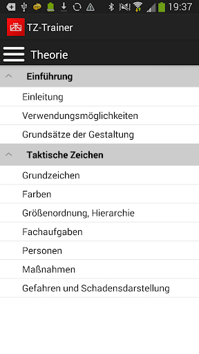 Taktische Zeichen Trainer