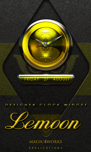 Lemoon designer Clock Widget