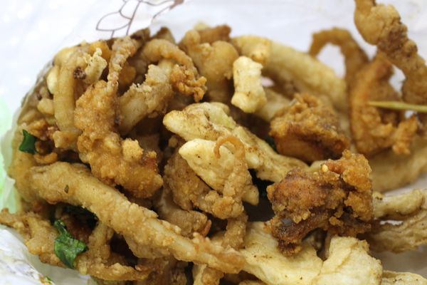 【桃園-老攤炭烤鹹酥雞】在地人的好老攤車味道·十年前的老味道