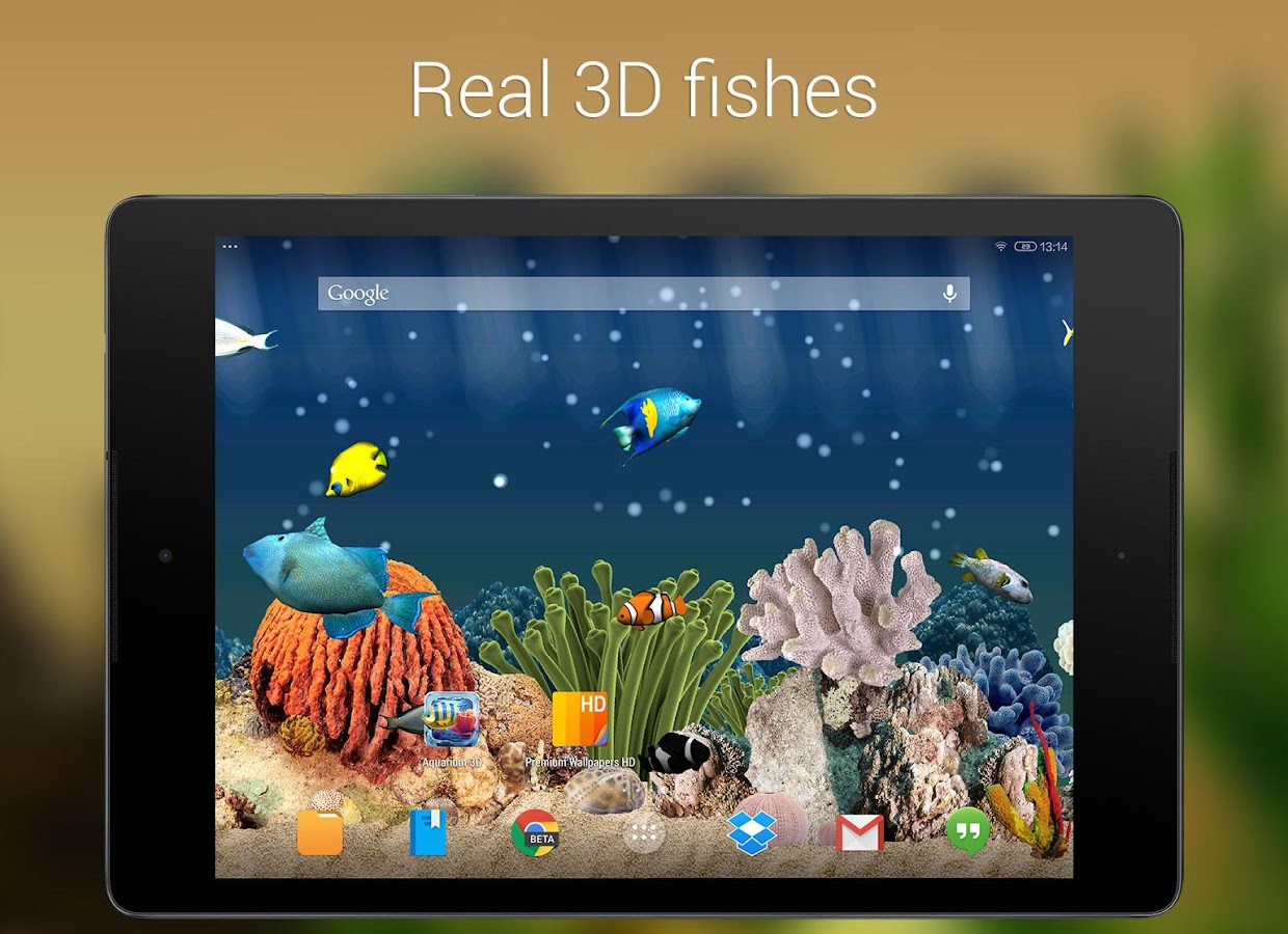 Aquarium 3D Live Wallpaper - screenshot