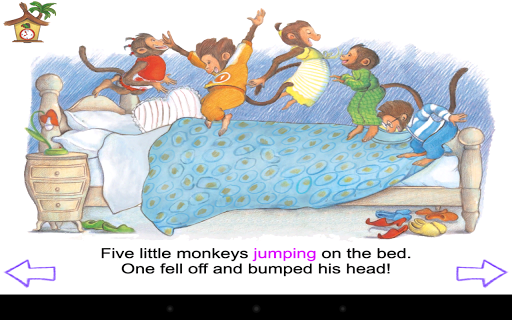 【免費書籍App】Five Little Monkeys-APP點子