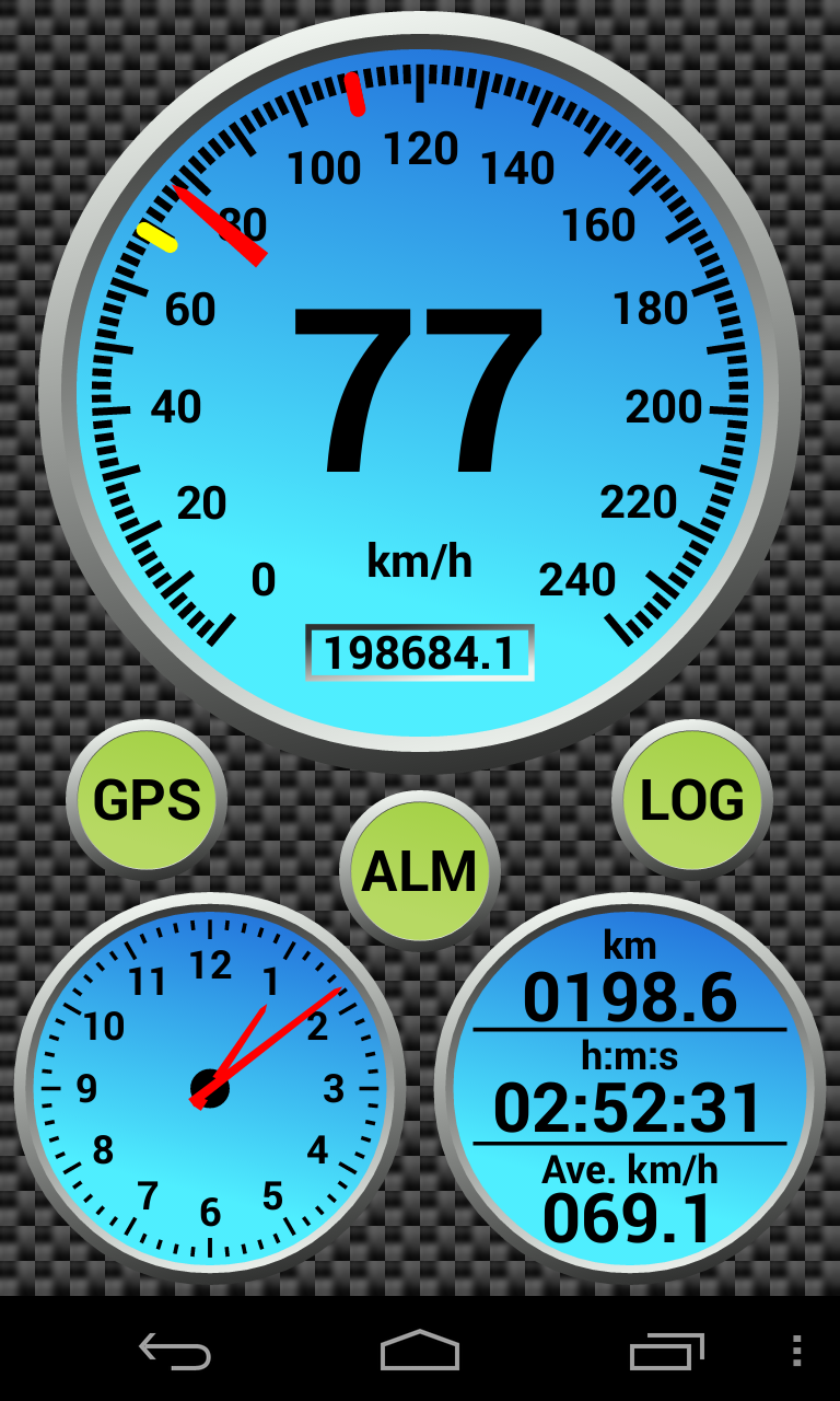 DashMate: GPS Speedometer Screen 1