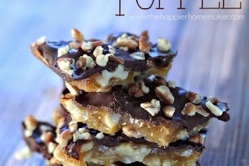 Easy Dark Chocolate Toffee Recipe