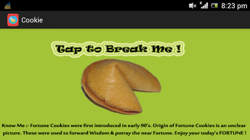 Golden Fortune Cookie App