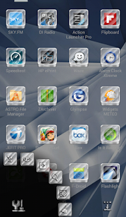 Next Launcher Theme Crystal 3D - screenshot thumbnail